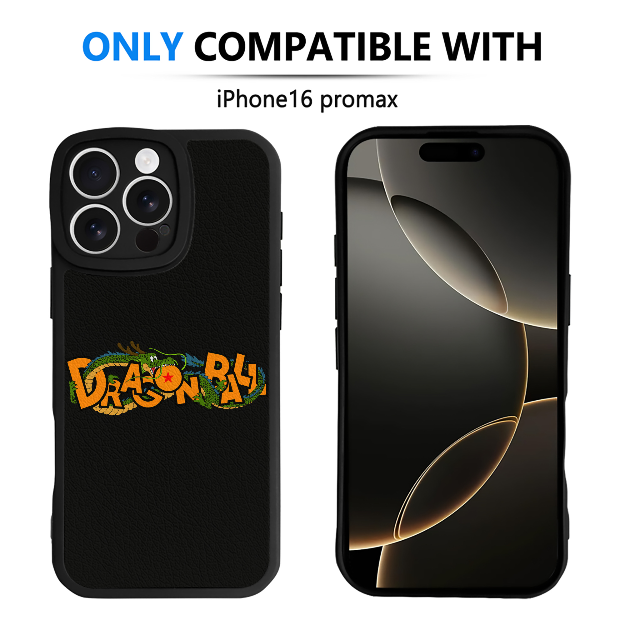 （画像用） ドラゴンボール DRAGON BALL 【iPhone 16シリーズ対応】シリコンスマホケース（レザー調） 材質：シリコン